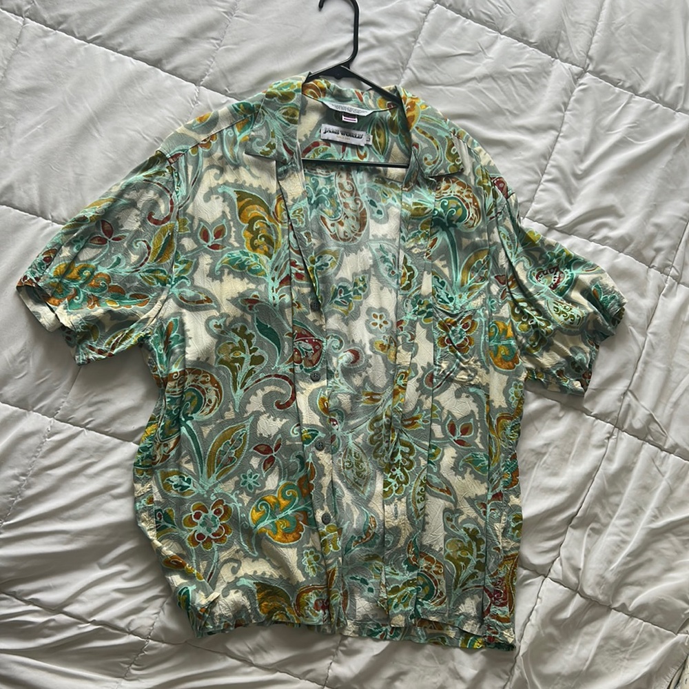 Vintage jams world breezy button down